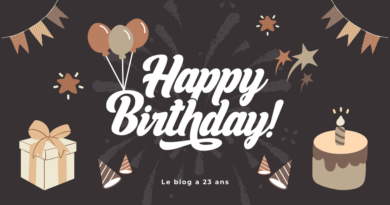Joyeux anniversaire : 23 ans !