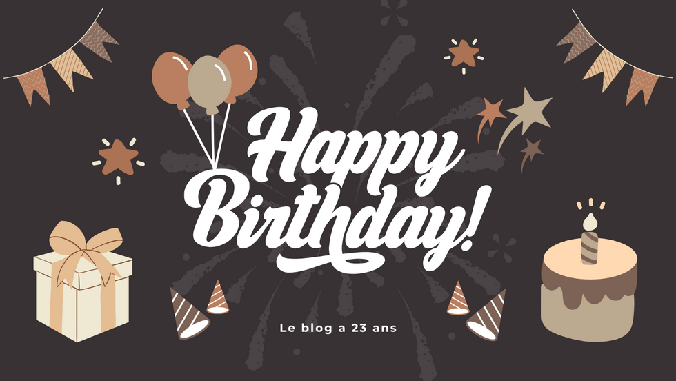 Joyeux anniversaire 2026 : 23 ans !