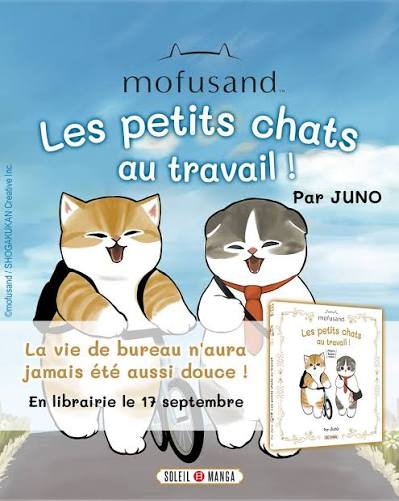 Mofusand - petits chats au travail